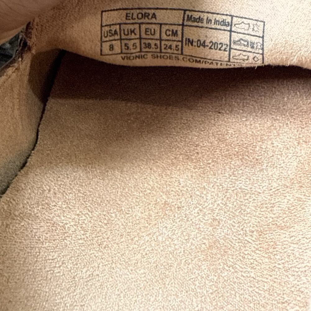 Vionic Brown Leather Slip-On Loafers - Picture 7 of 7